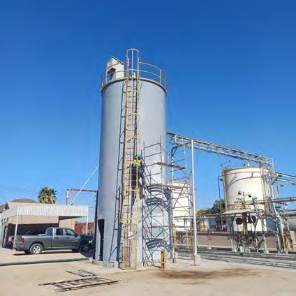 Tanques y silos industriales atendidos por IPROSI
